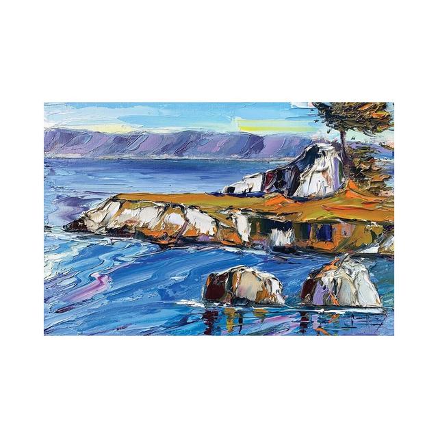 A Quiet Morning at Pacific Grove by Lisa Elley - Wrapped Canvas Painting ClassicLiving Size: 20.32cm H x 30.48cm W x 1.905cm D on Productcaster.