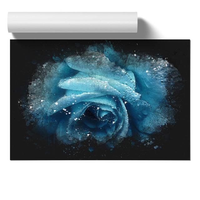 Blue Rose Flower Vol.1 - Unframed Graphic Art East Urban Home Size: 42cm H x 59cm W x 0.1cm D on Productcaster.