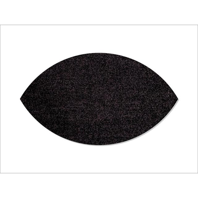 Damjana Leaf Doormat Ebern Designs Colour: Black on Productcaster.