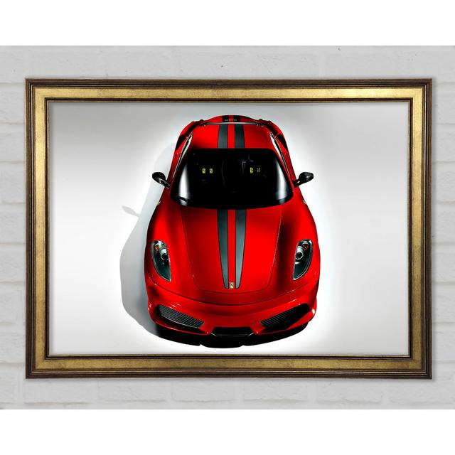 Ferrari F430 Front View - Single Picture Frame Art Prints Ebern Designs Size: 21.1cm H x 29.7cm W on Productcaster.