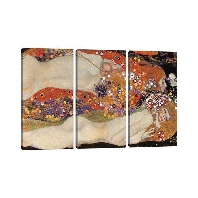 Water Serpents II, 1904-07 by Gustav Klimt - No Frame Gallery-Wrapped Canvas Giclée on Canvas Langley Street Size: 101.6cm H x 152.4cm W x 3.81cm D on Productcaster.