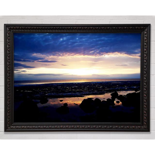 Blue Sky Horizon Framed Print Highland Dunes Size: 59.1cm H x 84.1cm W on Productcaster.