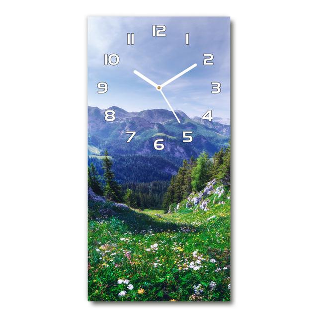 Jamarrian Silent Wall Clock East Urban Home Colour: Blue/Green/White on Productcaster.