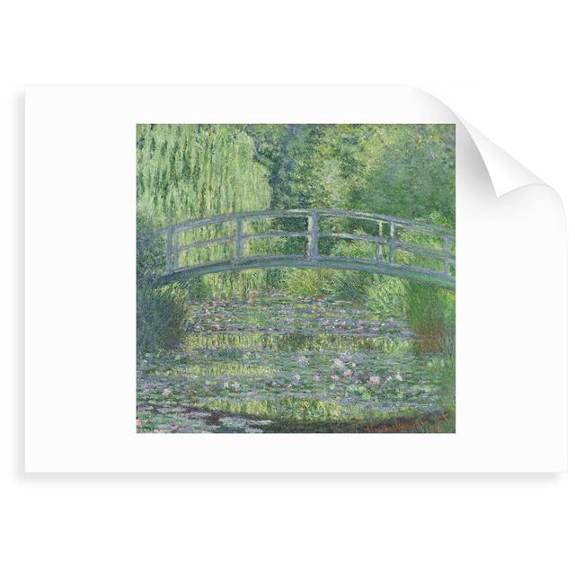 The Waterlily Pond: Green Harmony by Claude Monet - Painting Print Astoria Grand Size: 70 cm H x 100 cm W x 0.2 cm D, Format: Unframed Paper on Productcaster.