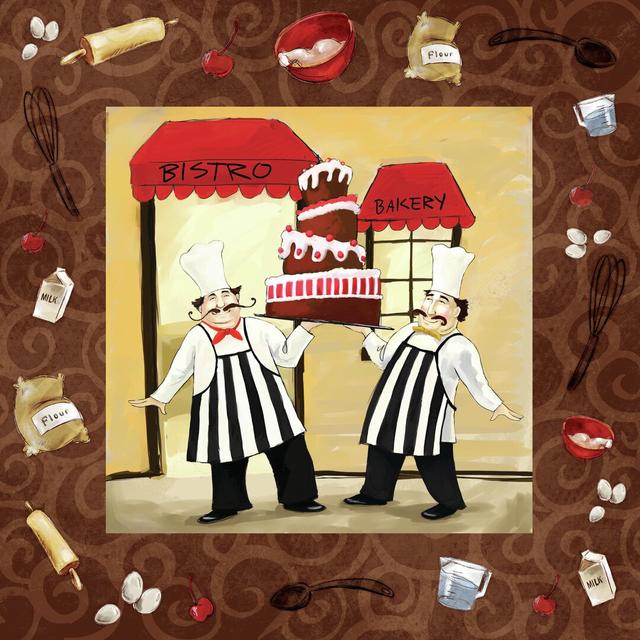 Cake Stacks - Wrapped Canvas Painting Print Astoria Grand Size: 51cm H x 51cm W x 3.8cm D on Productcaster.