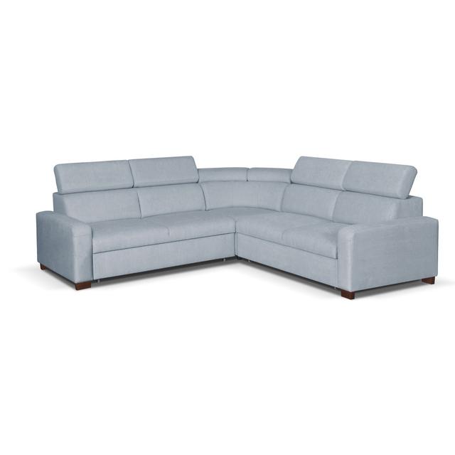 Chidsey 5 - Piece Upholstered Corner Sectional Latitude Run Upholstery Colour: Grey/Blue on Productcaster.