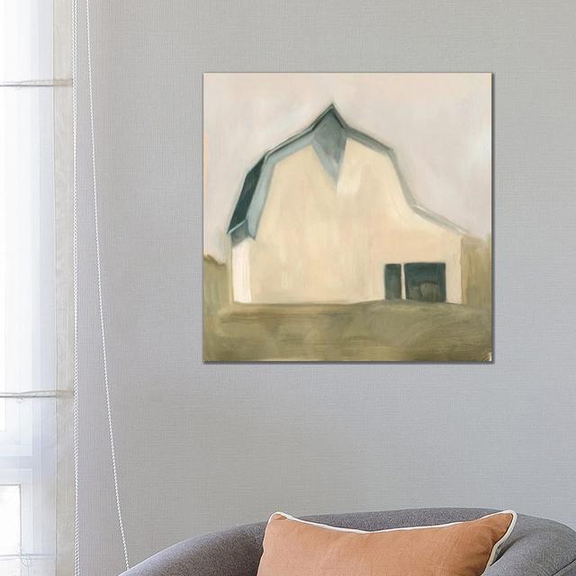 Serene Barn IV by Emma Scarvey - Wrapped Canvas Gallery-Wrapped Canvas Giclée Brambly Cottage Size: 66.04cm H x 66.04cm W x 1.9cm D on Productcaster.