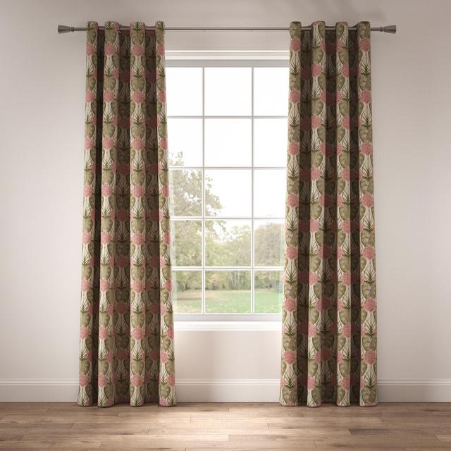 Made to Order - Lily Garden Eyelet Room Darkening Thermal Curtain The Chateau By Angel Strawbridge Colour: Cream, Panel Size: Width 317 x Drop 183 cm on Productcaster.