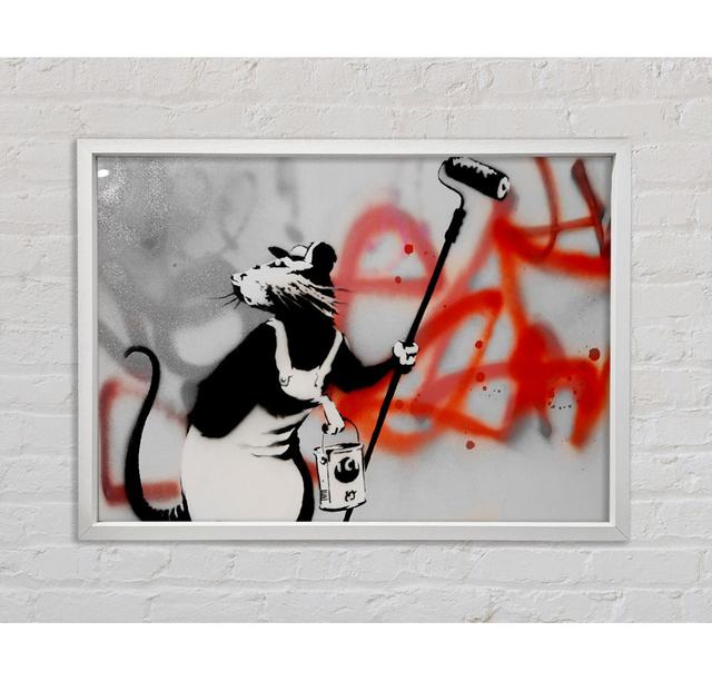 Graffiti Rat Removal - Print Bright Star Size: 59.7cm H x 84.1cm W x 3.3cm D on Productcaster.