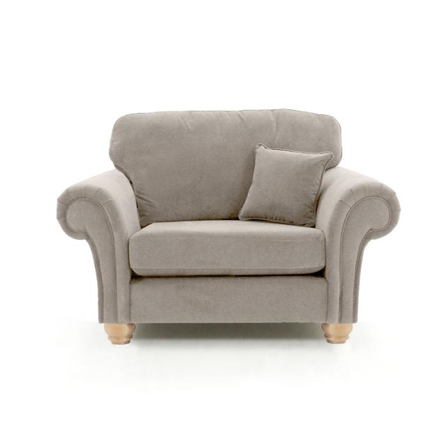 Foreston Velvet Armchair Rosdorf Park Upholstery Colour: Mink on Productcaster.