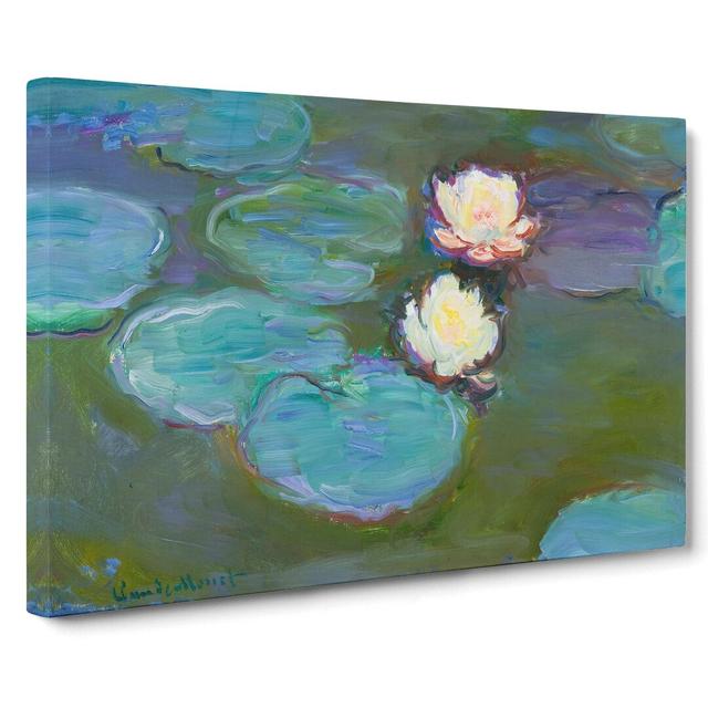 Water Lilies Lily Pond Vol.41 - Print East Urban Home Size: 40cm H x 60cm W x 3cm D on Productcaster.