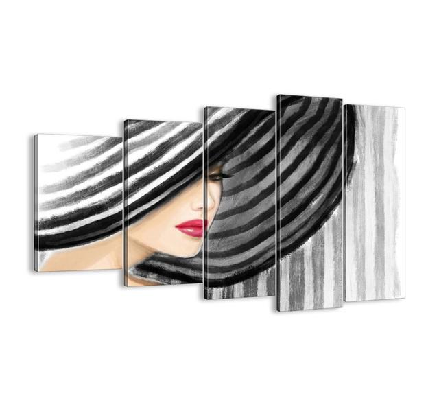 Where to Look for You - 5 Piece Unframed Graphic Art Print Set on Canvas Canora Grey Size: 100cm H x 150cm W x 1.8cm D on Productcaster.