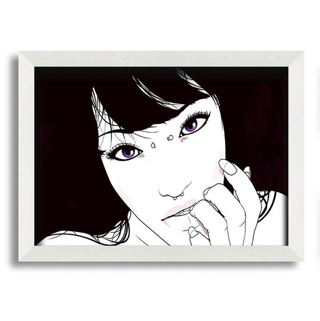 Girl Portrait - Single Picture Frame Art Prints Brayden Studio Size: 21cm H x 29.7cm W on Productcaster.