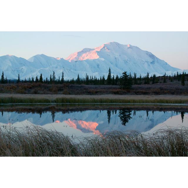 Mt. Mckinley Sunrise by Miracky - Wrapped Canvas Photograph Alpen Home Size: 61cm H x 91cm W on Productcaster.