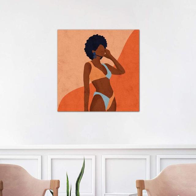 Jaz by Reyna Noriega - Wrapped Canvas Graphic Art Print Latitude Run Size: 66.04cm H x 66.04cm W x 1.91cm D on Productcaster.