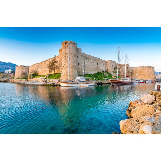 Kyrenia Castle In Northern Cyprus Longshore Tides Size: 81cm H x 122cm W x 3.8cm D on Productcaster.