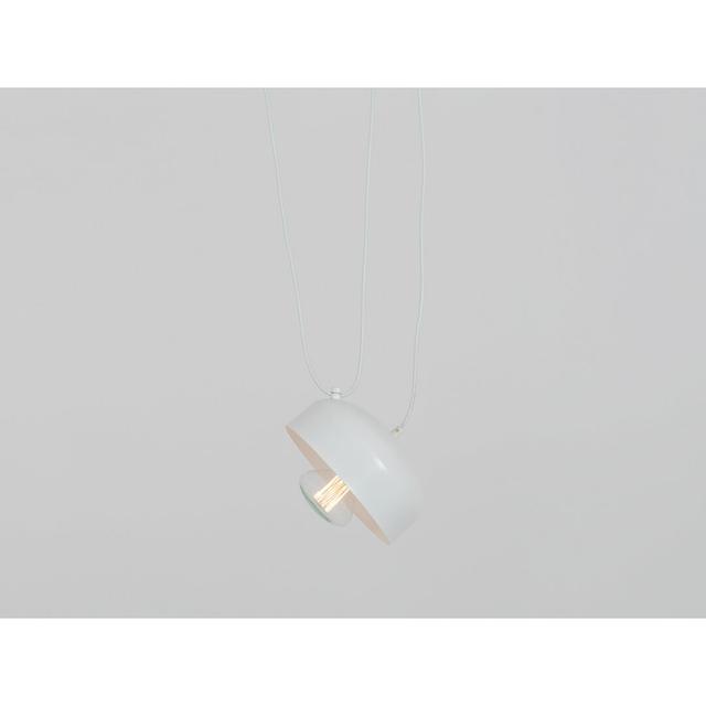 Allan 1 - Light Single Dome Pendant Mikado Living Finish: White on Productcaster.