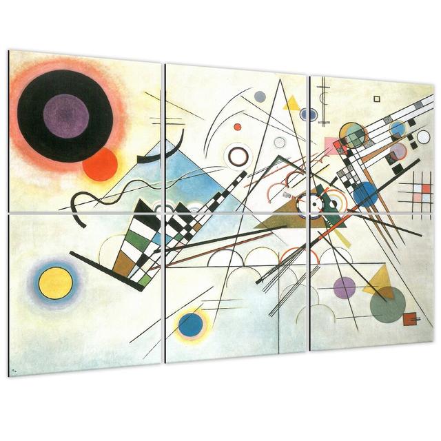 Composition VIII by Wassily Kandinsky - 6 Piece Unframed Graphic Art Corrigan Studio on Productcaster.