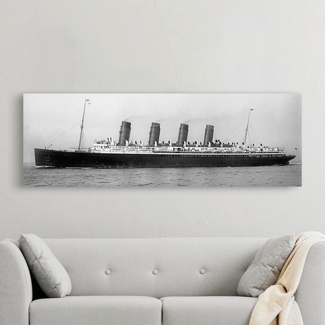 Mauretania, 1907 - Unframed Photograph Print on Canvas Longshore Tides Size: 40cm H x 120cm W x 4cm D on Productcaster.