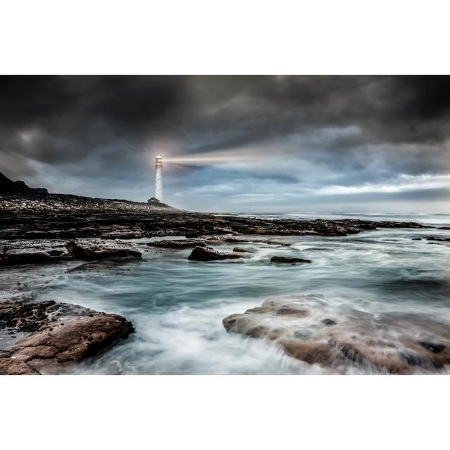 Lighthouse Seascape by LouisHiemstra - Wrapped Canvas Print Breakwater Bay Size: 51cm H x 76cm W on Productcaster.