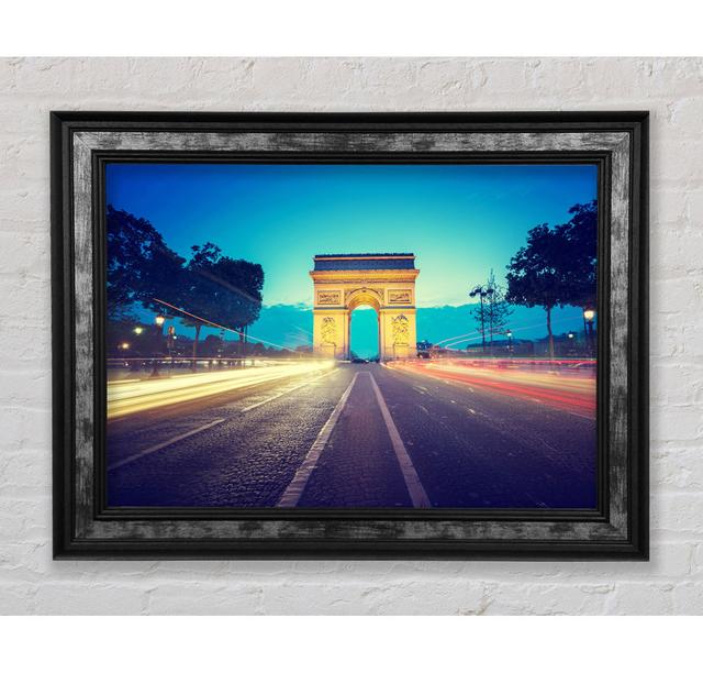 Arc De Triomphe 11 - Single Picture Frame Art Prints Ebern Designs Size: 59.7cm H x 84.1cm W x 8cm D on Productcaster.