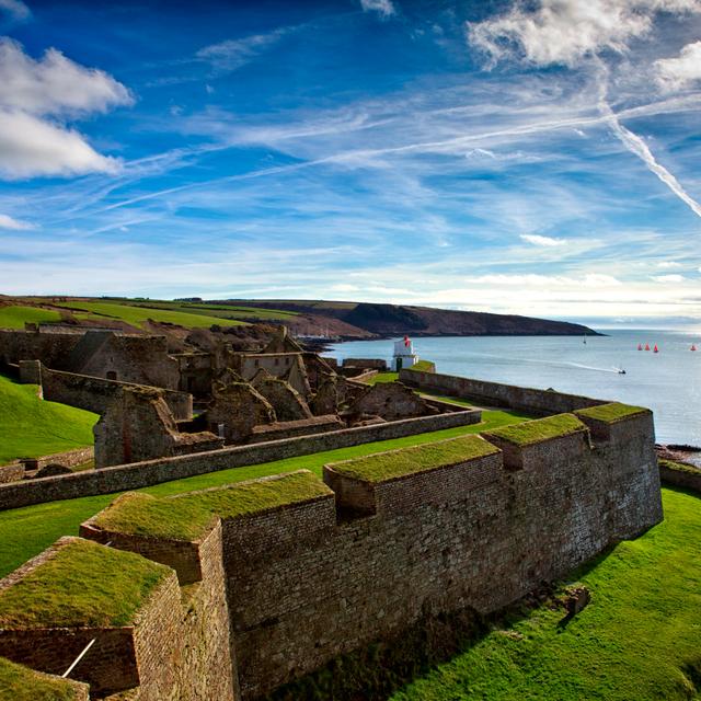 Charles Fort Kinsale County Cork Ireland by MOF - No Frame Art Prints on Canvas Beachcrest Home Size: 76cm H x 76cm W on Productcaster.