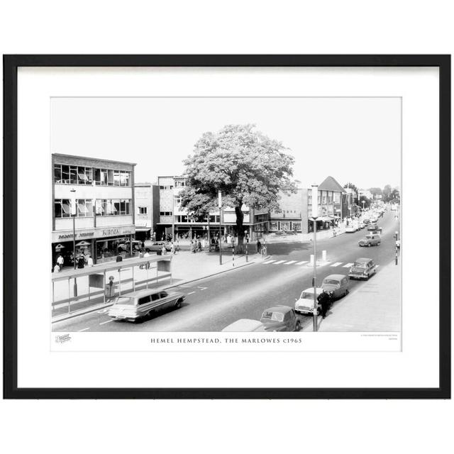 'Hemel Hempstead, the Marlowes C1965' by Francis Frith - Picture Frame Photograph Print on Paper The Francis Frith Collection Size: 28cm H x 36cm W x on Productcaster.