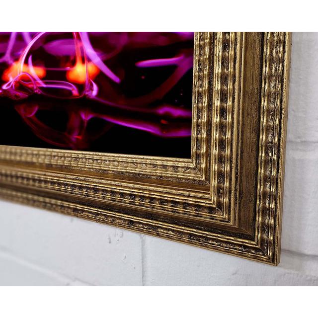 Fire Bubbles Framed Print Ebern Designs Size: 29.7cm H x 42cm W x 3cm D on Productcaster.