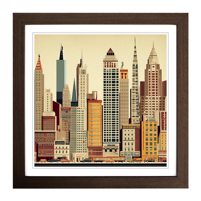 Single Picture Frame Art Prints on Wood 17 Stories Format: Walnut on Productcaster.