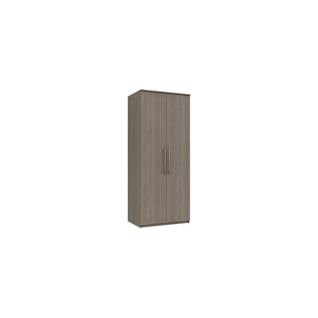 Bushnell 2 Door Wardrobe Ebern Designs Finish: Grey on Productcaster.