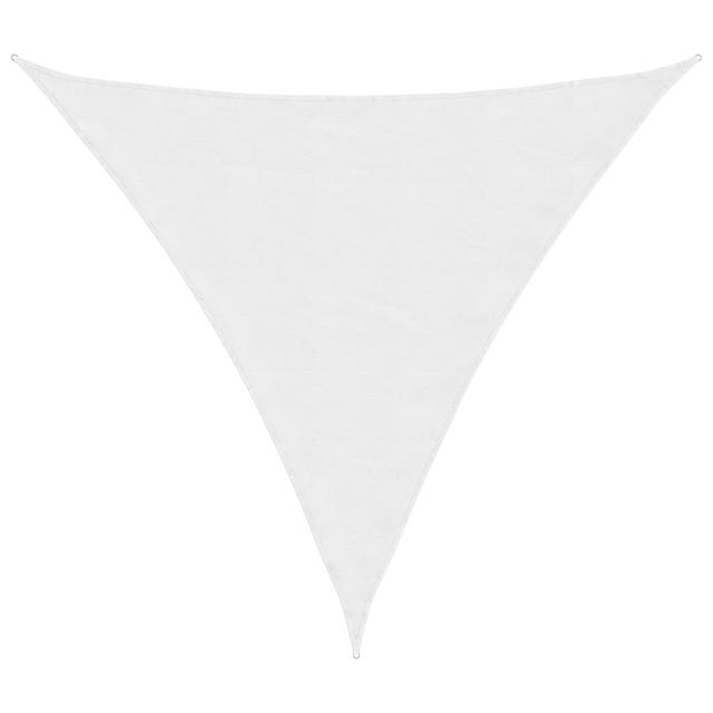 Burhadin 100% Polyester Oxford 2m x 2m x 2m Triangle Shade Sail Dakota Fields Colour: White on Productcaster.