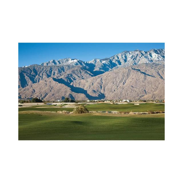 Golf Course With Mountain Range, Desert Princess Country Club, Palm Springs, Riverside County, California, USA by Panoramic Images - Gallery-Wrapped C on Productcaster.