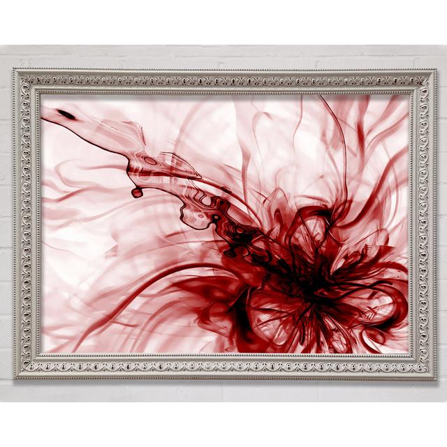 Red Explosion - Print Bright Star Size: 59.7cm H x 84.1cm W x 3cm D on Productcaster.