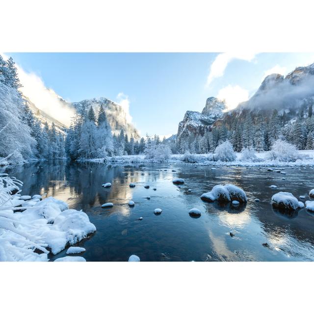 Yosemite National Park by 4nadia - Wrapped Canvas Print Alpen Home Size: 20cm H x 30cm W x 3.8cm D on Productcaster.