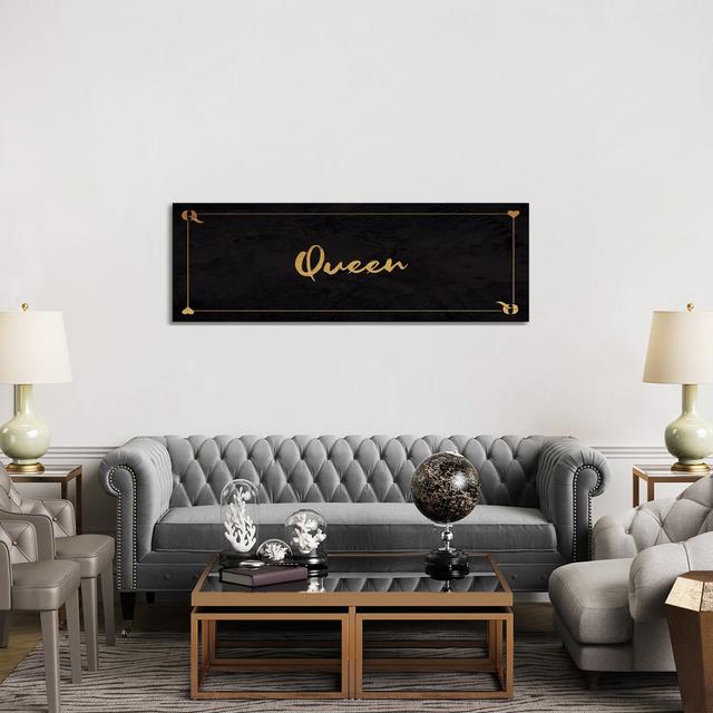 Queen by Milli Villa - Wrapped Canvas Panoramic Art Prints Brayden Studio Size: 50.8cm H x 152.4cm W on Productcaster.