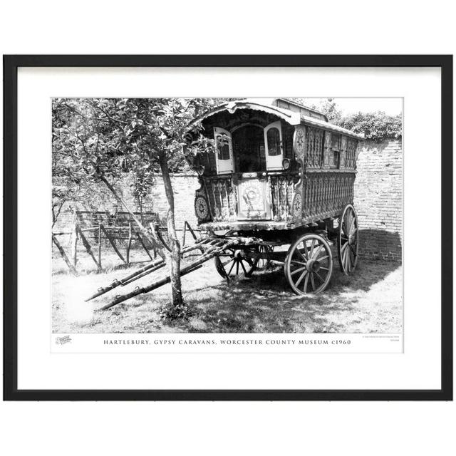 'Hartlebury, Gypsy Caravans, Worcester County Museum C1960' by Francis Frith - Picture Frame Photograph Print on Paper The Francis Frith Collection Si on Productcaster.