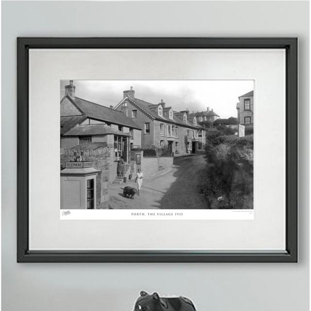 Porth, The Village 1935 - Single Picture Frame Print The Francis Frith Collection Size: 60cm H x 80cm W x 2.3cm D on Productcaster.