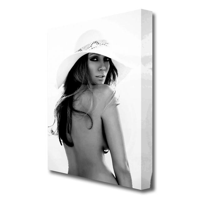 'Jennifer Lopez' - Wrapped Canvas Photograph Print East Urban Home Size: 50.8 cm H x 35.6 cm W x 4.4 cm D on Productcaster.