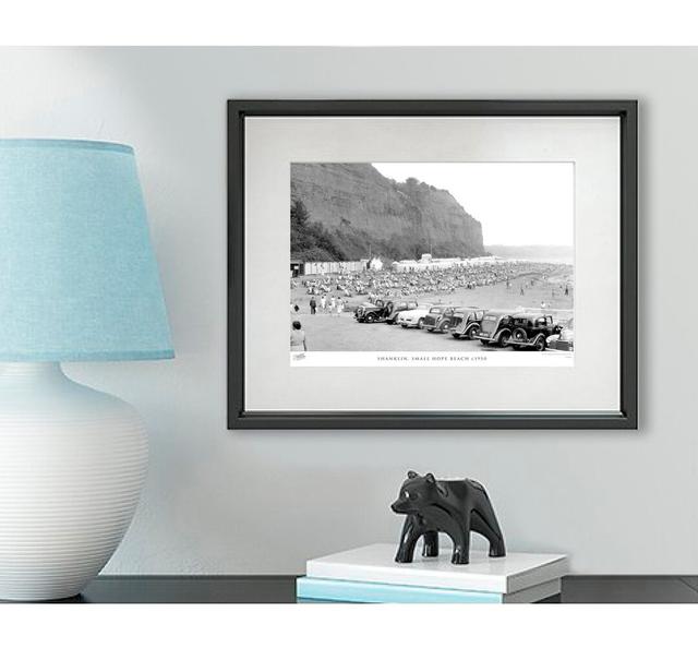 Shanklin, Small Hope Beach C1950 - Single Picture Frame Print The Francis Frith Collection Size: 28cm H x 36cm W x 2.3cm D on Productcaster.