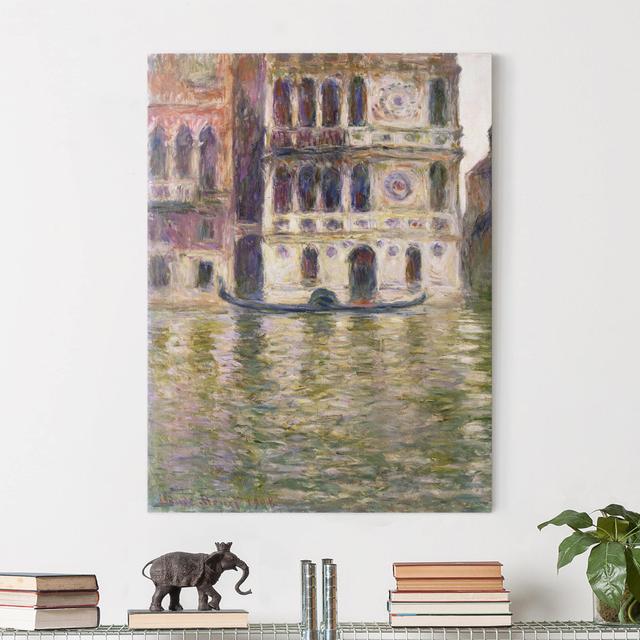 The Palazzo Dario by Claude Monet - Wrapped Canvas Painting Rosalind Wheeler Size: 100cm H x 75cm W, Format: Canvas on Productcaster.