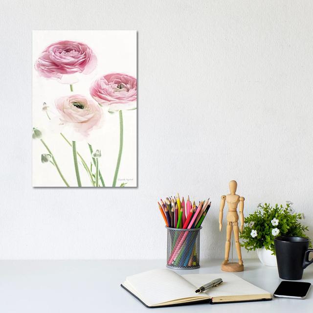 Light And Bright Floral VI by Elizabeth Urquhart - Wrapped Canvas Painting ClassicLiving Size: 30.48cm H x 20.32cm W x 1.905cm D on Productcaster.