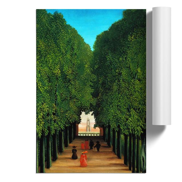 The Avenue in the Park by Henri Rousseau - Unframed Painting East Urban Home Size: 30cm H x 21cm W x 0.1cm D on Productcaster.