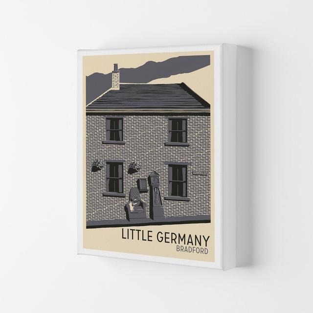 Little Germany, Bradford by Richard O'Neill - Graphic Art Corrigan Studio Format: Wrapped Canvas, Size: 42cm H x 29.7cm W x 4cm D on Productcaster.