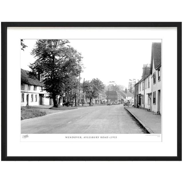 'Wendover, Aylesbury Road C1955' by Francis Frith - Picture Frame Photograph Print on Paper The Francis Frith Collection Size: 40cm H x 50cm W x 2.3cm on Productcaster.