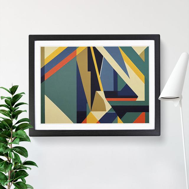 Shapes - Picture Frame Graphic Art Metro Lane Size: 25cm H x 34cm W, Frame Colour: Black Framed on Productcaster.