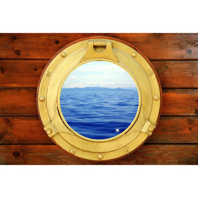 Boat Closed Porthole Longshore Tides Size: 51cm H x 76cm W x 3.8cm D on Productcaster.