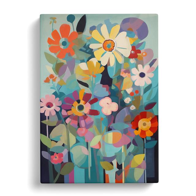 Mixed Flowers Vol.4 - Wrapped Canvas Graphic Art Marlow Home Co. Size: 50cm H x 35cm W x 3cm D on Productcaster.