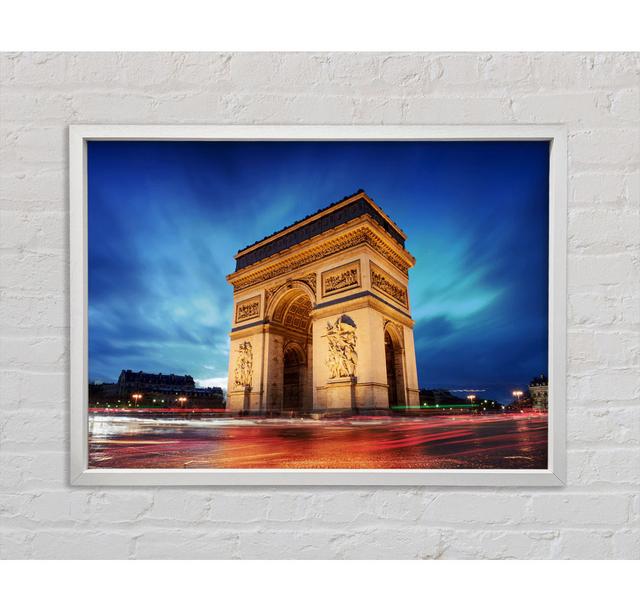 Arc De Triomphe 7 - Single Picture Frame Art Prints on Canvas Bright Star Size: 100cm H x 141.4cm W x 3.3cm D on Productcaster.