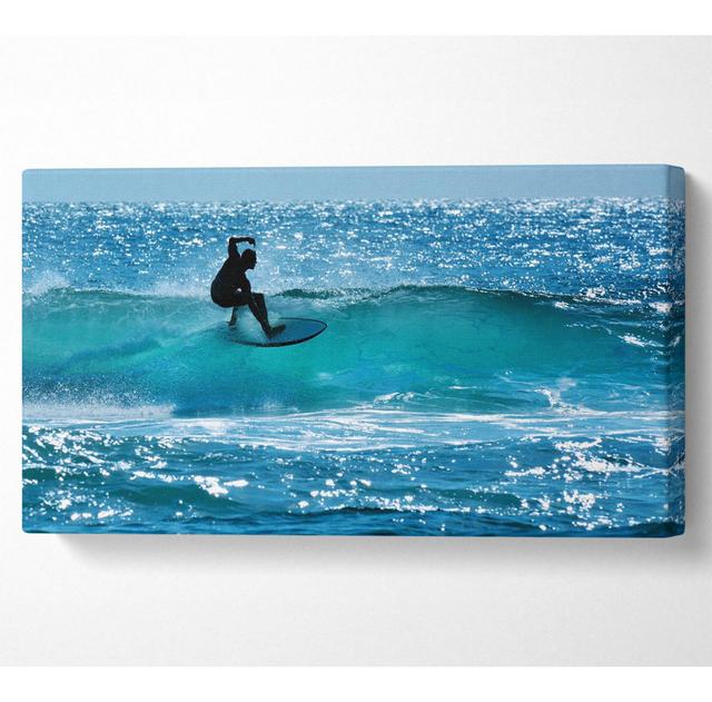 Kalifornien Surfer Wide Canvas Druck Haus am Meer Größe: 101,6 cm H x 203,2 cm B on Productcaster.