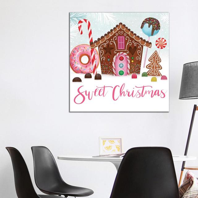 Sweet Holidays Collection A by Victoria Borges - Wrapped Canvas Gallery-Wrapped Canvas Giclée The Seasonal Aisle Size: 93.98cm H x 93.98cm W x 3.81cm on Productcaster.